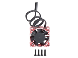 Ventilador de refrigeración impermeable para coche RC, 16000 rpm, 30x30 mm, rojo (sin marca)