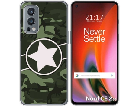 Carcasa OnePlus Nord 2 5G TUMUNDOSMARTPHONE Camuflaje 01 Multicolor