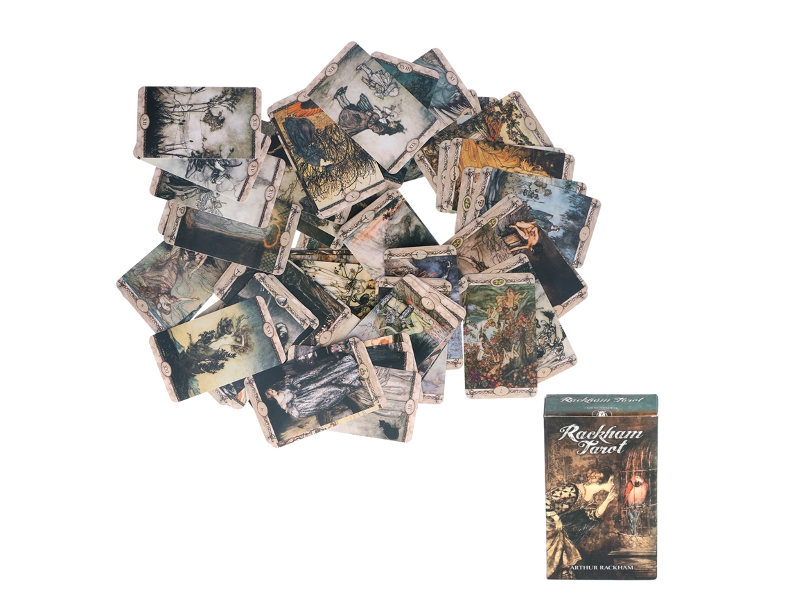 Ats-cartas De Tarot De Adivinación Con Papel Holográfico Juego De Mesa Interactivo Versión En Inglés