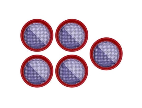 5 piezas para aspiradora de mano Dibea D18 D008Pro filtro redondo lavable filtro aspiradora