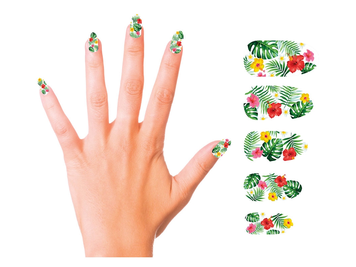 Pack de 12 Uñas Exóticas con glue