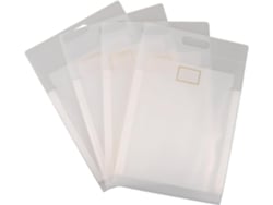 Juego De 4 Carpetas De Documentos Expandibles Con Fuelle Y Asa De Transporte Para Almacenamiento.