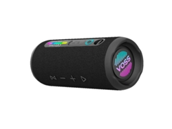 Altavoz Bluetooth Voss Sp10, Black, Bluetooth 5.3, Batería 4000 Mah, Hasta 12 H