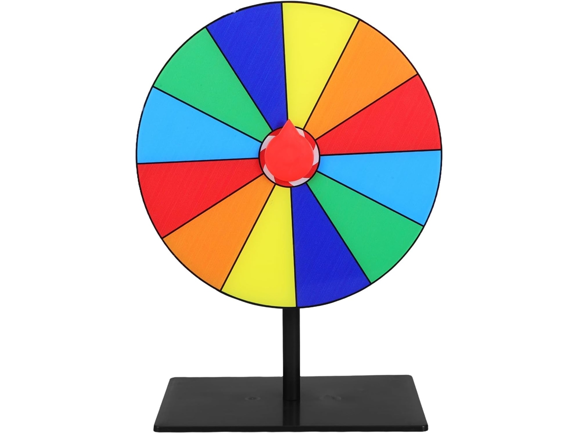 Rueda De La Fortuna Borrable Con Divertidas Ranuras De Actividades Y Ruleta Giratoria.
