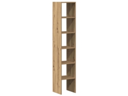 Maison Exclusive - Estanterías 2uds Apilables De Madera Ingeniería Roble Artesanal