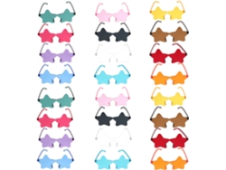 Gafas De Sol Sin Montura Con Forma De Estrella, 24 Piezas, Ideales Para Fiestas Y Como Accesorio Para Julio.