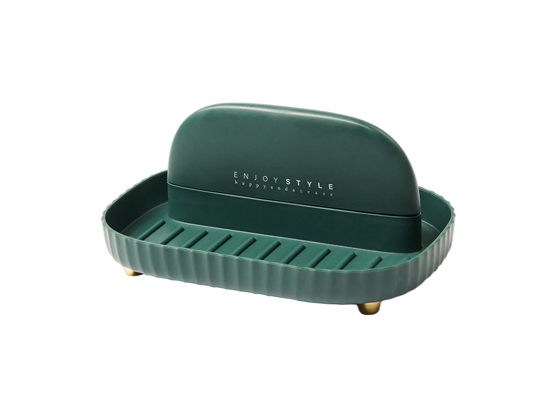 Soporte para utensilios de cocina para encimera, soporte para cucharas de cocina para estufa, cuchara de cocina (verde)
