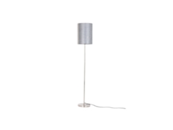 Lampara Pie Poliester Metal Gris 30x30x160cm