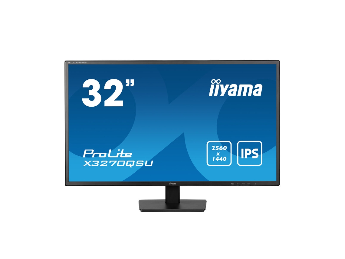Monitor IIYAMA X3270QSU-B1 (Negro - Flicker free - 32" - Wide Quad HD - 3 ms)
