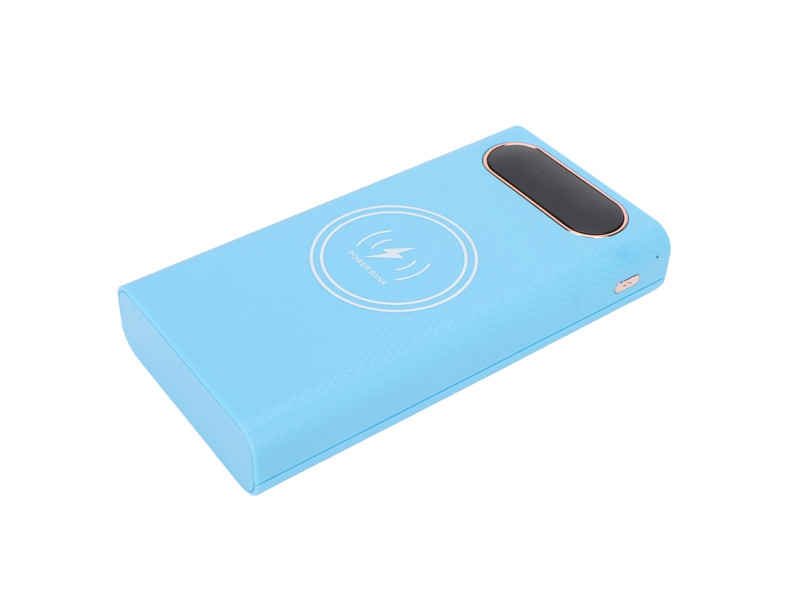 Caja De Baterías De Carga Inalámbrica Diy Sin Soldadura Banco De Energía 10w+5w 6 Celdas 21700