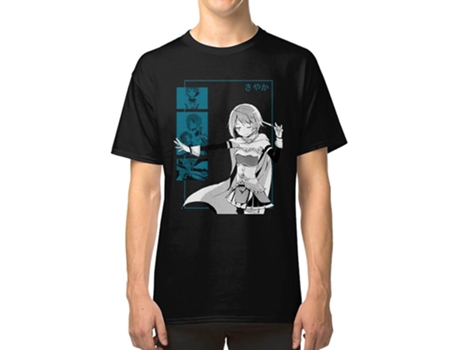 Camiseta ROCKINSTONE Mahou Shoujo Madoka Magica Sayaka Miki Algodón para Hombre (M)