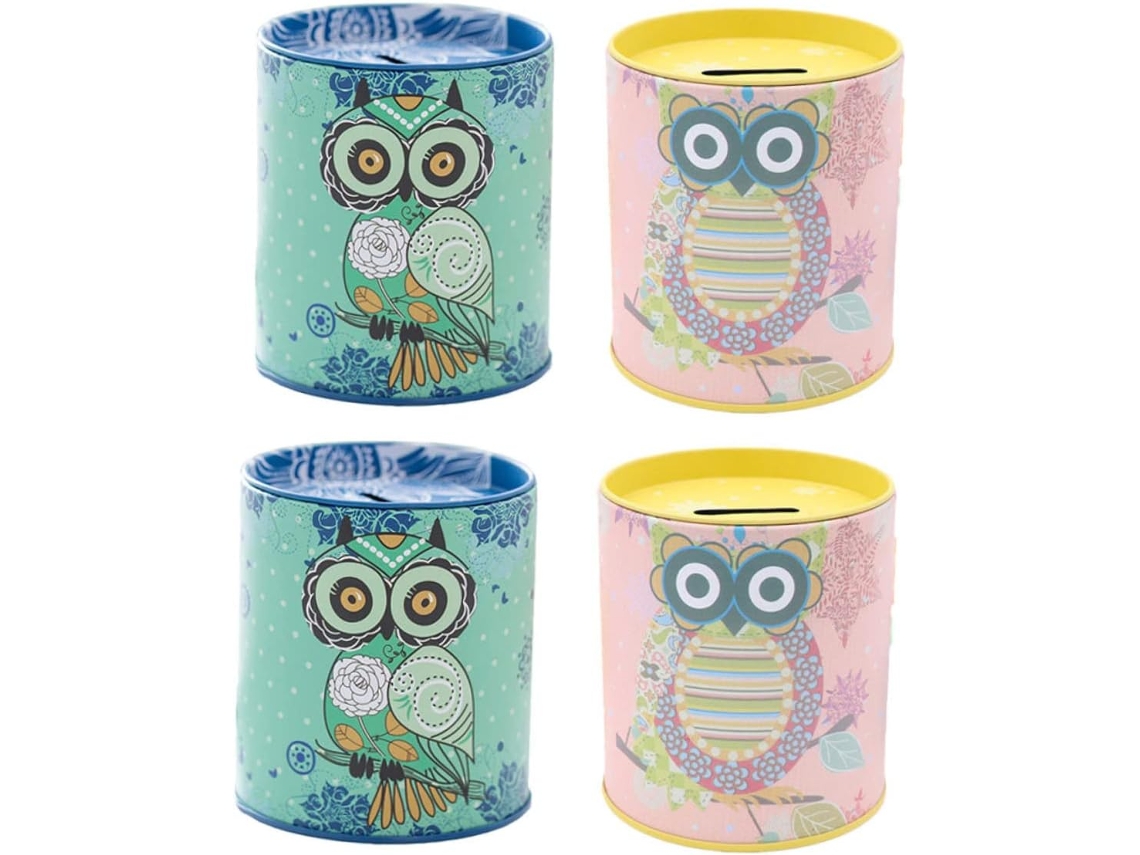 4 Piezas De Animales Dibujos Animados Para Niños, Económicos Pero Con Un Toque Retro, Lindos Y Divertidos