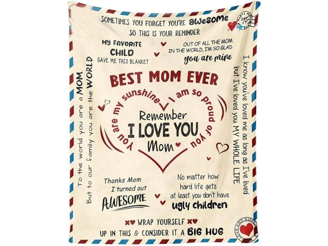 Manta Para El Día De La Madre, Suave Manta Para Mujer, De Material Ligero, Para Sofá, Cama, Sala De Estar, Dormitorio.