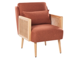 Sillón BELIANI Orum de Poliéster Naranja 65x78x80