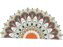 Adhesivo De Pared Único Con Diseño De Mandala Para Dormitorio Y Sala De Estar, Decoración Zen Para Yoga.