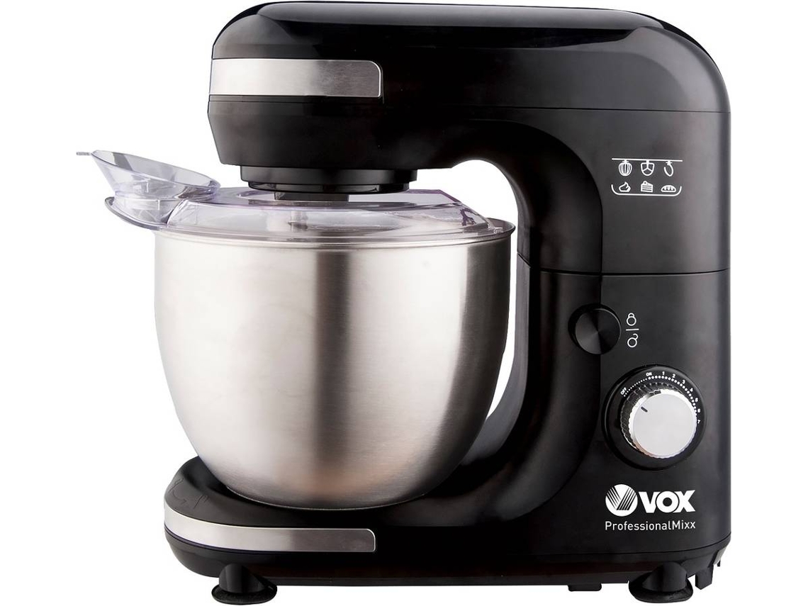 Batidora Amasadora con Bol VOX KR9701 (600 W - Bol 5 L - Negro)