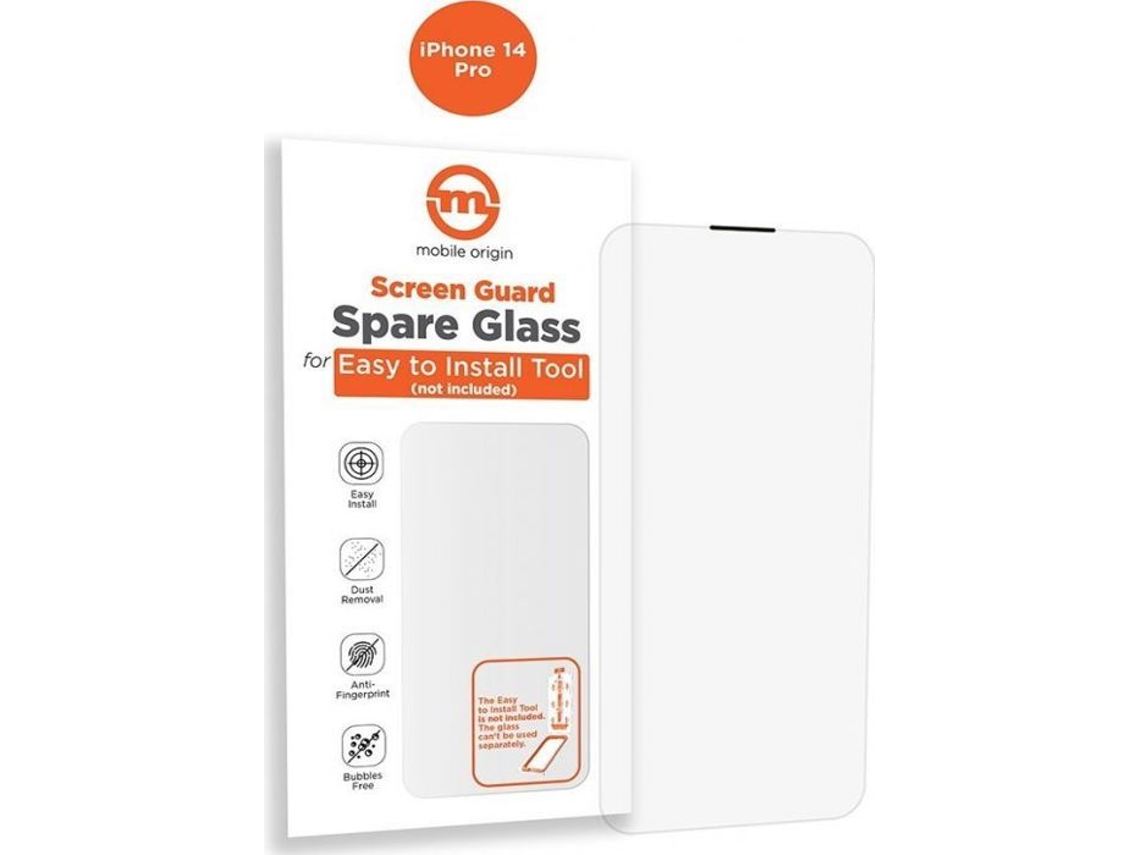 Protector De Pantalla Mobile Origin Para Iphone 14 Pro Naranja Pack 2 Unidades