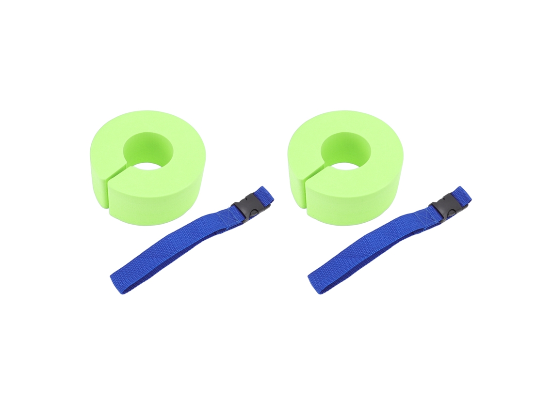 2 mangas gruesas para bebé con anillo de EVA para el brazo, color verde.