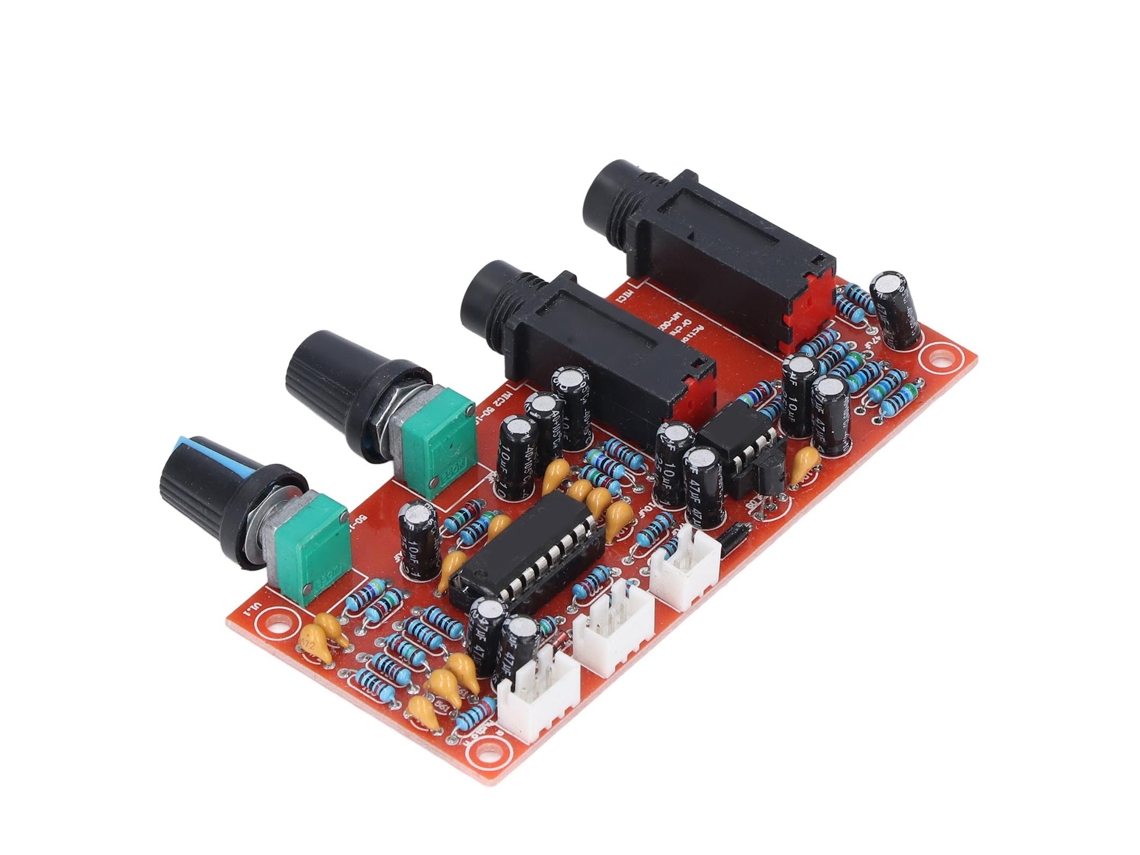 Módulo Amplificador De Micrófono Digital Pt2399, Placa De Reverberación, Audio Karaoke, Dc12-24v