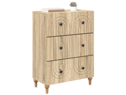 Maison Exclusive - Cajonera Roble Sonoma 66 X 34,5 X 90 Cm Madera De Ingeniería