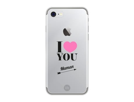 Funda Loove Motivos Love You para iPhone 6 MUVIT Transparente