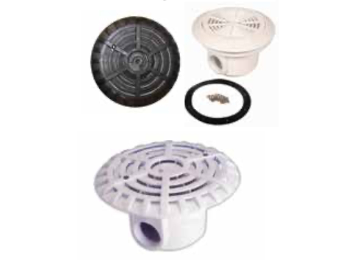 Fondo ABS Betão White Color Normal Grill CERTIKIN