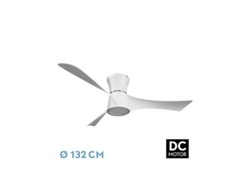 Ventilador DC Tianas 18W Blanco 3 Aspas FABRILAMP