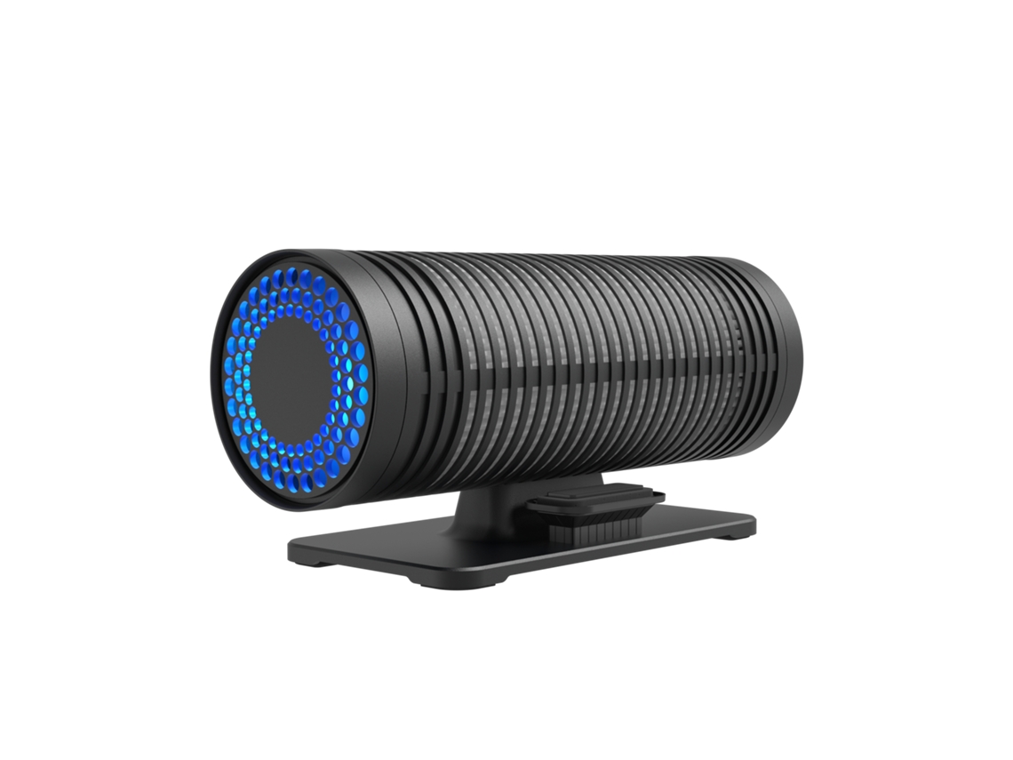 El Purificador De Aire Para Automóvil Con Doble Ventilador Utiliza Iones Negativos Y Carbón Activado Para Eliminar El Humo De Segunda Mano.