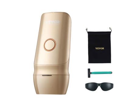 VEVOR IPL Depiladora de Luz Pulsada con Enfriamiento por Hielo 2 Modos 5 Niveles