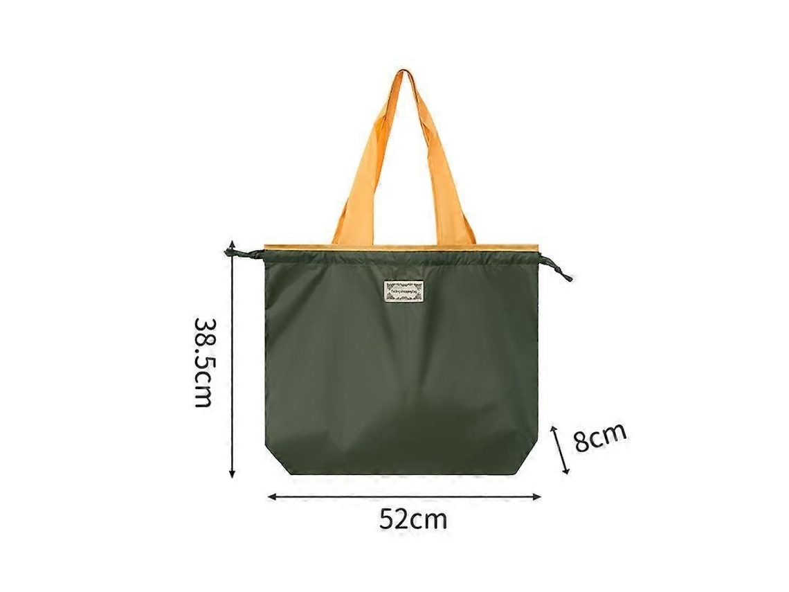 Bolsa de la compra plegable e impermeable, de gran capacidad y resistente al desgaste, apta para llevar al hombro o en la mano. GOKOCO