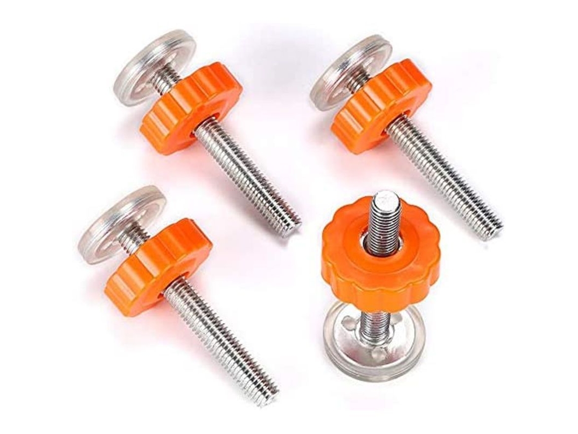 Paquete De 4 Varillas Roscadas Para Husillos De Seguridad Para Bebés Con Montaje A Presión, Accesorio Para Puertas De Paso.