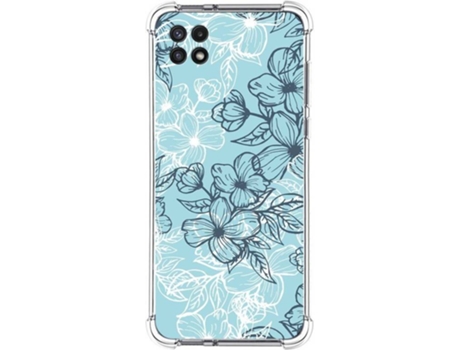 Carcasa Samsung Galaxy A22 5G TUMUNDOSMARTPHONE Dibujos Antigolpes Flores 03 Multicolor