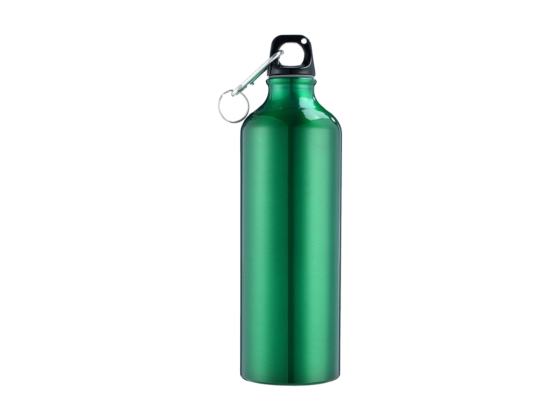 Botella De Agua De Aluminio 750ml Portátil Estanca Con Mosquetón Para Senderismo Deporte Gimnasio Viajes Al Aire Libre