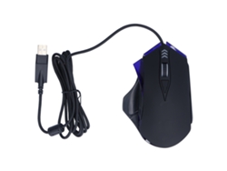 Mouse Gamer Usb Com Luz De Respiração 4 Dpi Ajustável Ergonômico Para Pc Laptop