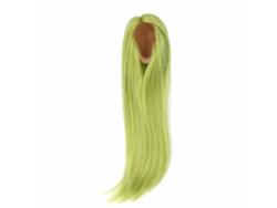 Peluca De Seda Suave Para Muñeca, Cabello Largo Y Liso, Color Verde Aguacate, Escala 1/6, Circunferencia De La Cabeza De 15,5 A 17,5 Cm.