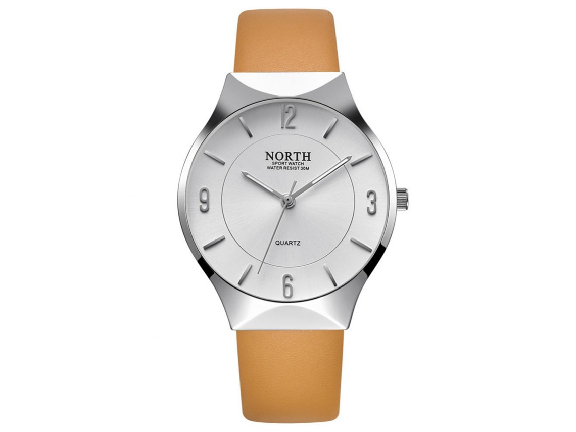 Reloj De Cuarzo Casual Y Moderno Para Hombre Zhoulianfa Con Correa De Cuero Negra.