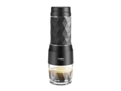 Cafetera espresso portátil, de accionamiento manual, negra, OEM de la UE
