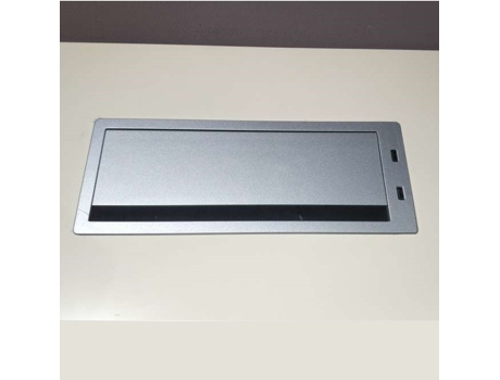 Pasacable Con Tapa Amortiguador 2Xusb Plata HERRAJES ALK