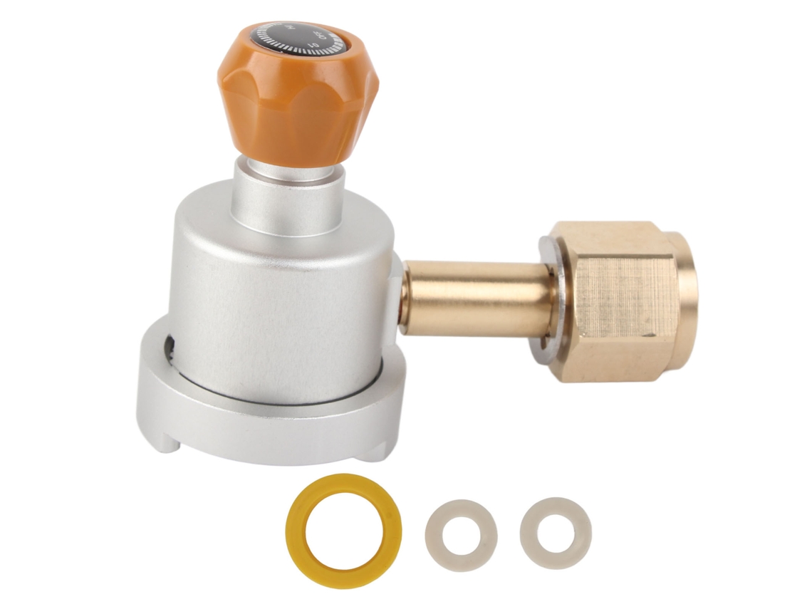 Adaptador De Co2 Para Máquina De Refrescos De Cilindro Duo Terra Art Cga320 Plata