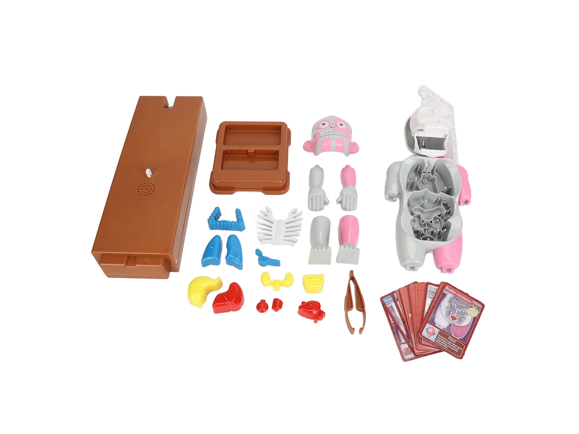 Juego educativo interactivo de anatomía del cuerpo humano para niños pequeños.