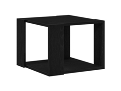 Mesa de centro HARLANV1 de 40x40x30 cm, roble negro.