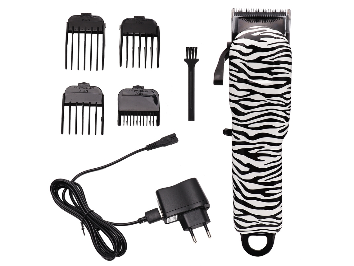 Cortador De Pelo Eléctrico Recargable Usb Con 4 Peines, Trimmer Y Afeitadora