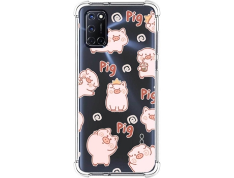 Carcasa Oppo A52 / A72 TUMUNDOSMARTPHONE Cerdos Multicolor
