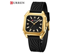 Reloj De Pulsera Compacto De Cuarzo Para Mujer (negro)
