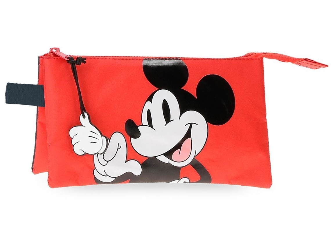Estuche para lápices de microfibra rojo de Mickey Mouse de Disney