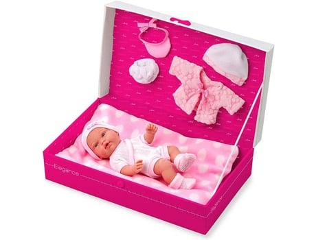 Muñeca ARIAS Baul Elegance con vestido extra (Edad Mínima: 3 - 26 cm)