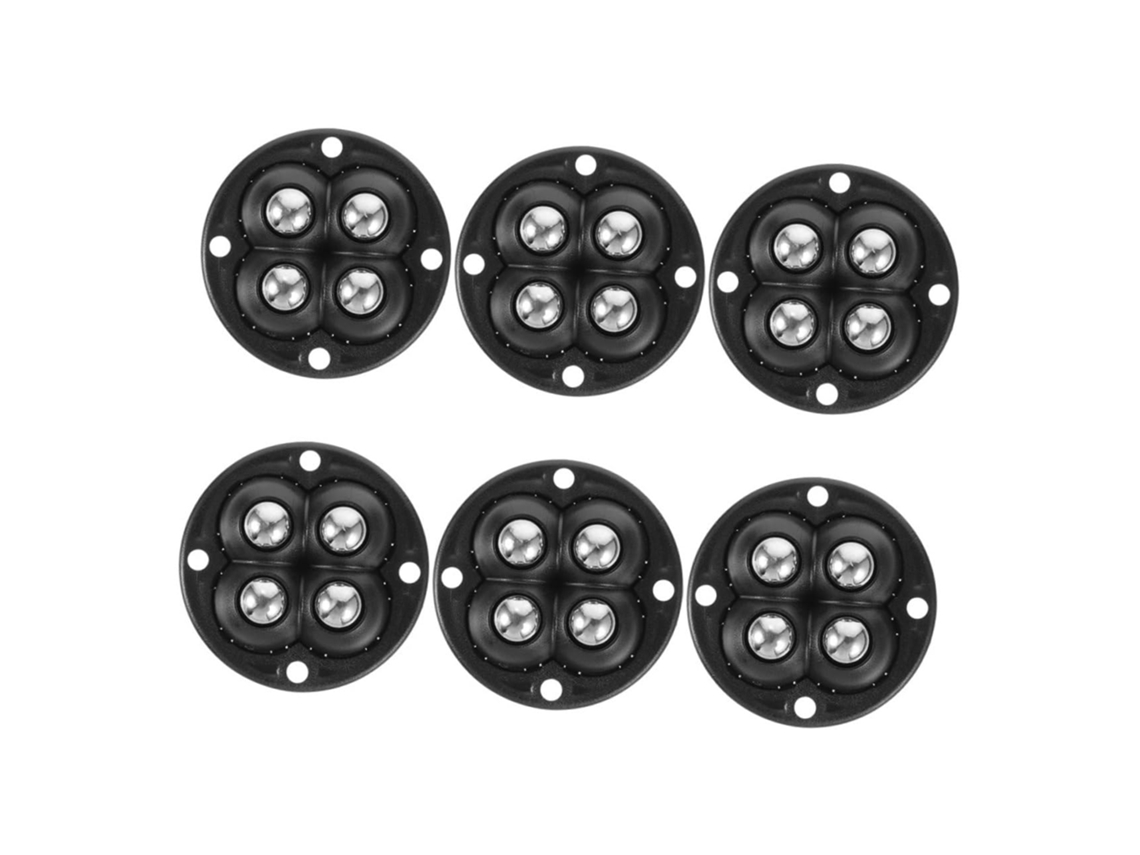 Ruedas 6piezas Accesorios Base Polea Giratorias Adhesivas