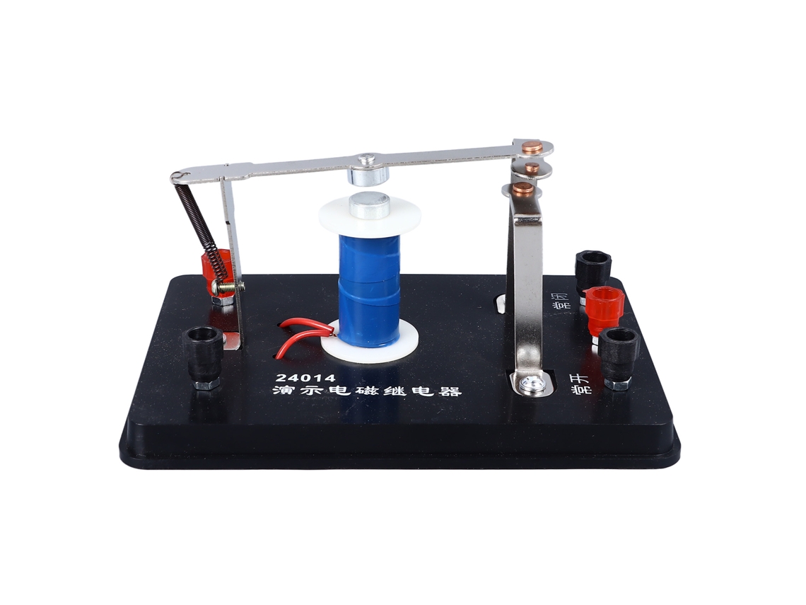 Instrumento experimental de relé electromagnético para niños estudiantes
