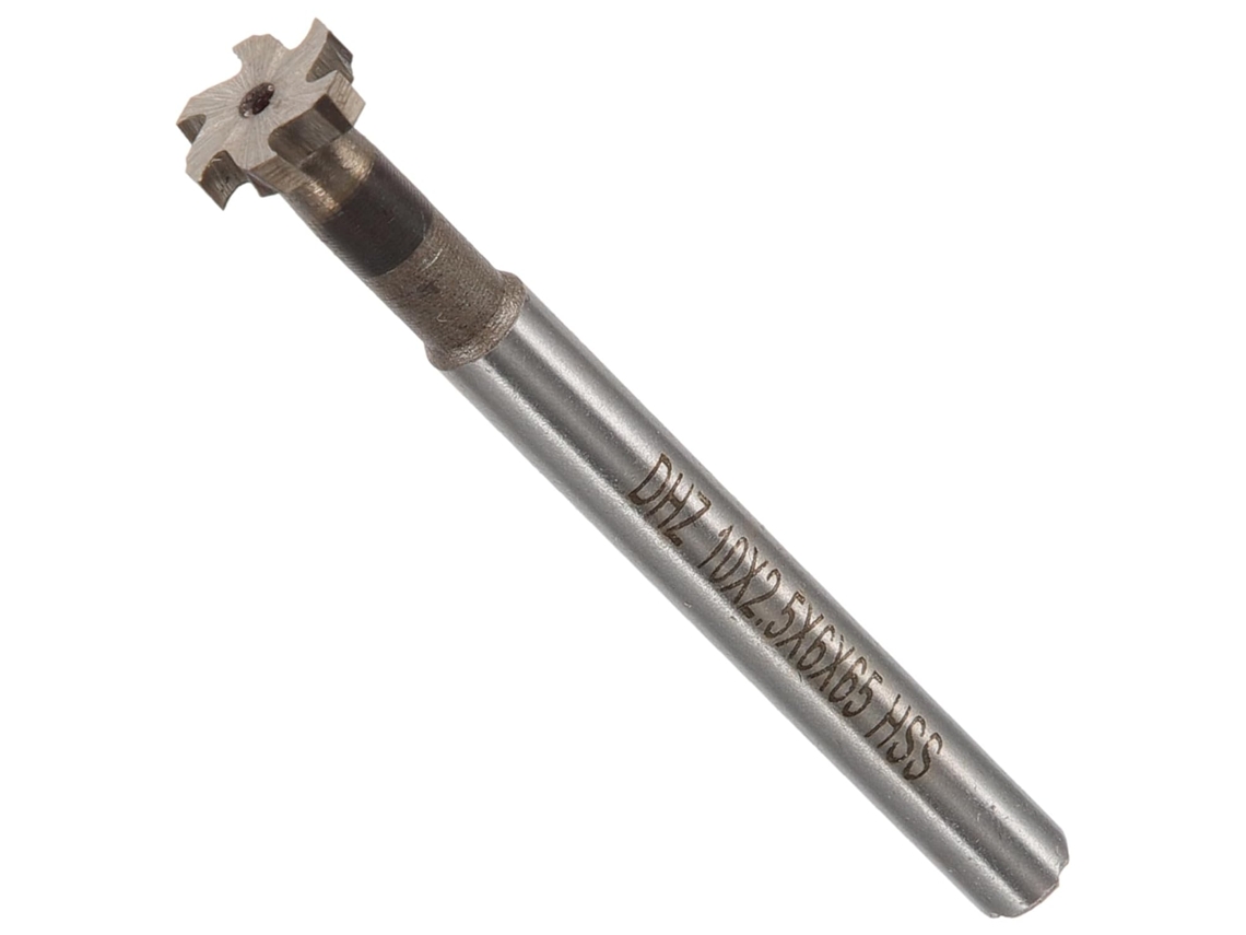 Fresa De Ranura En Acero Alta 10x25x6x65 Mm Insertos Fresado Ranuras
