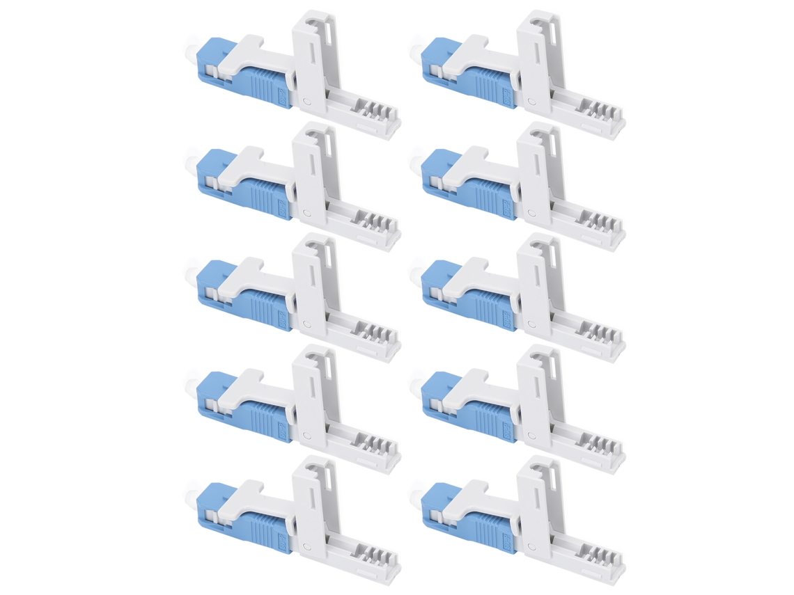 10 Conectores Rápidos De Fibra Óptica Sc/upc Integrados Para Ftth